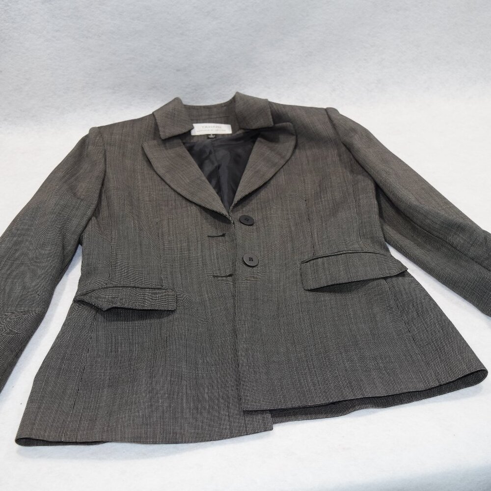 TAHARI ASL Womens Petites Collared Business Suit Jacket Size 6 Gently Used
